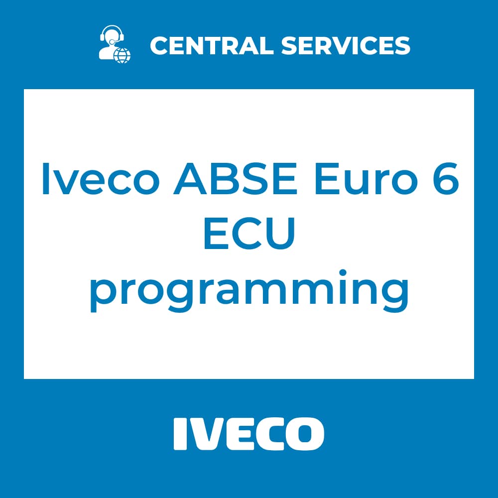 Iveco ABSE Euro 6 ECU programming (Central Services)